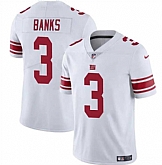 Men & Women & Youth New York Giants #3 Deonte Banks White Vapor Untouchable Limited Football Stitched Jersey,baseball caps,new era cap wholesale,wholesale hats